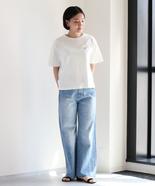 cepo(セポ)の「バックロゴプリントTee(Tシャツ/カットソー・レディース・ブラック/オフホワイト/グリーン・M)」の5枚目の写真