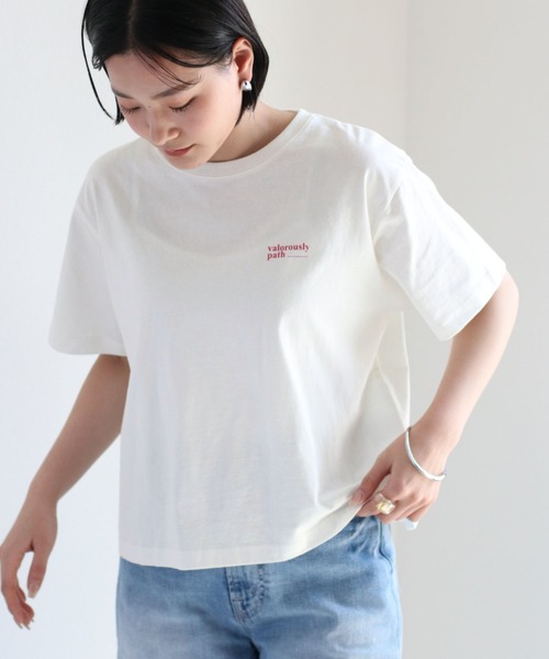 cepo(セポ)の「バックロゴプリントTee(Tシャツ/カットソー・レディース・ブラック/オフホワイト/グリーン・M)」の7枚目の写真