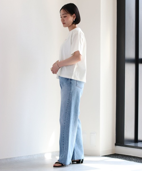 cepo(セポ)の「バックロゴプリントTee(Tシャツ/カットソー・レディース・ブラック/オフホワイト/グリーン・M)」の6枚目の写真