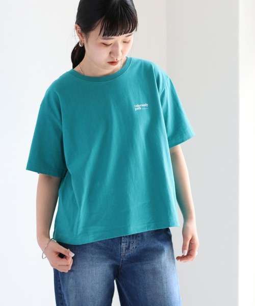 cepo(セポ)の「バックロゴプリントTee(Tシャツ/カットソー・レディース・ブラック/オフホワイト/グリーン・M)」の11枚目の写真
