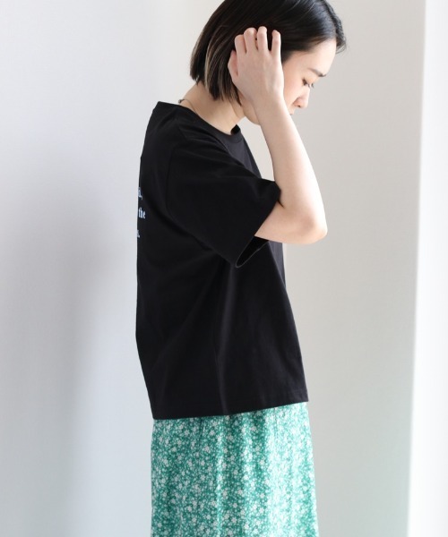 cepo(セポ)の「バックロゴプリントTee(Tシャツ/カットソー・レディース・ブラック/オフホワイト/グリーン・M)」の19枚目の写真