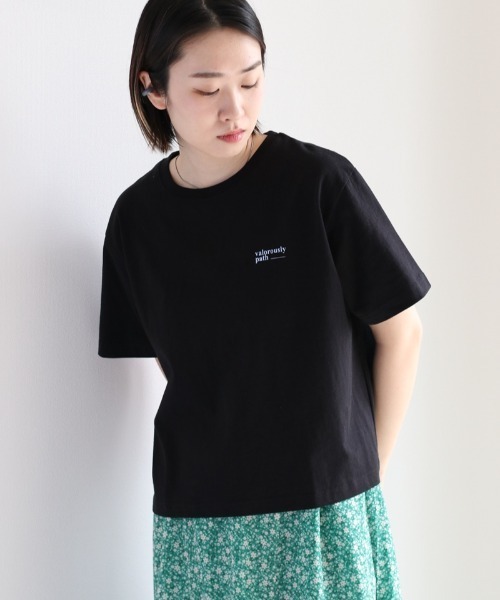 cepo(セポ)の「バックロゴプリントTee(Tシャツ/カットソー・レディース・ブラック/オフホワイト/グリーン・M)」の20枚目の写真