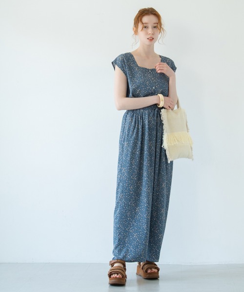 Crisp（クリスプ）の「フラワーラフパンツ（その他パンツ・レディース・レッド/ブルー・FREE）」の9枚目の写真