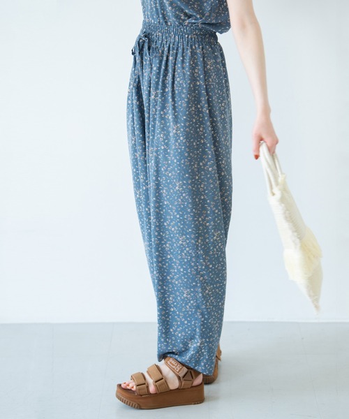 Crisp（クリスプ）の「フラワーラフパンツ（その他パンツ・レディース・レッド/ブルー・FREE）」の12枚目の写真