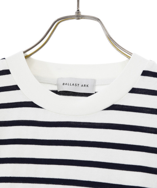 BALLAST ARK（バラストアーク）の「BALLAST ARK / バラストアーク：BORDER S/S POCKET TEE：BA05-T003[AST]（Tシャツ/カットソー・メンズ・ホワイト×ネイビー/ブラック×ホワイト・M/L）」の16枚目の写真