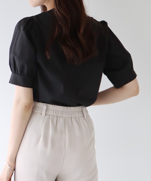 マルチサイズ ブラウス シャツ ハートネックブラウス レディース NATURAL BEAUTY BASIC（ナチュラルビューティーベーシック）の