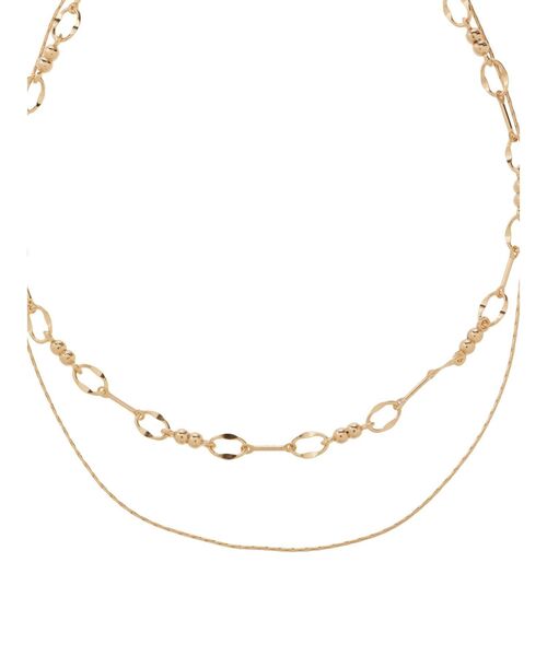 RESEXXY（リゼクシー）の「チェーンコンビ2連ネックレス（ネックレス・レディース・シルバー/ゴールド・FREE）」の7枚目の写真