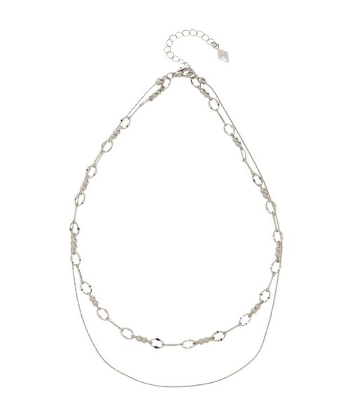 RESEXXY（リゼクシー）の「チェーンコンビ2連ネックレス（ネックレス・レディース・シルバー/ゴールド・FREE）」の6枚目の写真