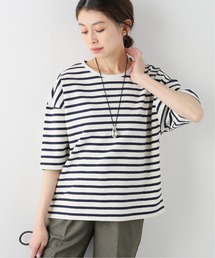 クレープジャージーボーダーTシャツ