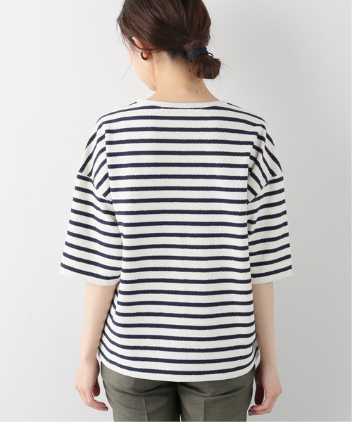 セール】クレープジャージーボーダーTシャツ（Tシャツ
