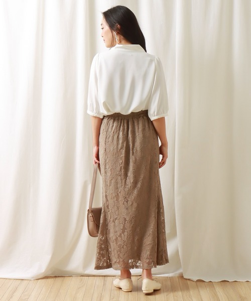 libelle more（リベル モア）の「前ボウタイブラウス（シャツ/ブラウス・レディース・オフホワイト/ブラック・M/L）」の14枚目の写真