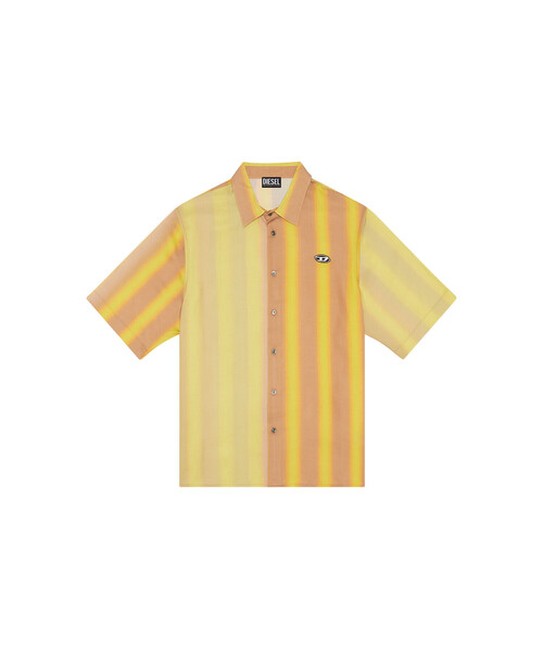 DIESEL(ディーゼル)の「メンズ シャツ 半そで ストライプ(シャツ/ブラウス・メンズ・イエロー/ブラック・SMALL/MEDIUM/LARGE/X-LARGE/XX-LARGE/X-SMALL)」の10枚目の写真