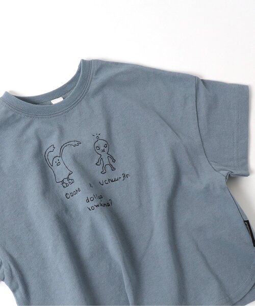 BREEZE(ブリーズ)の「いろいろVS刺繍Tシャツ(Tシャツ/カットソー・キッズ・サックスブルー/ブラウン/パープル/ベージュ/チャコール/オレンジ/ブルー/イエロー/ピンク/カーキ・80/140/130/120/100/90/110)」の6枚目の写真