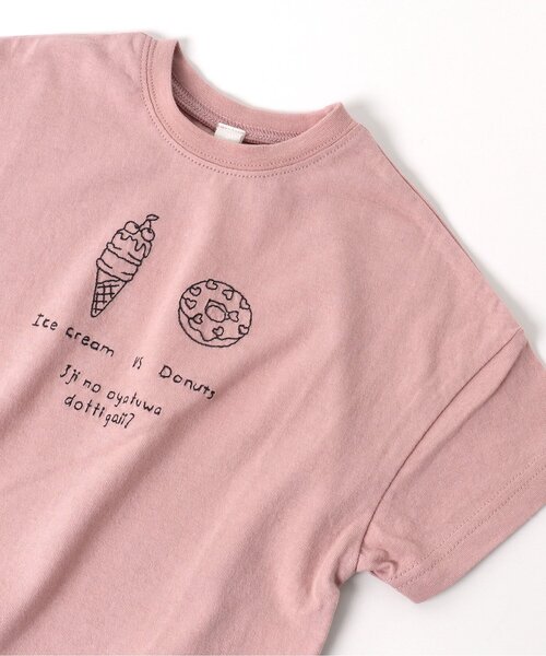 BREEZE(ブリーズ)の「いろいろVS刺繍Tシャツ(Tシャツ/カットソー・キッズ・サックスブルー/ブラウン/パープル/ベージュ/チャコール/オレンジ/ブルー/イエロー/ピンク/カーキ・80/140/130/120/100/90/110)」の9枚目の写真