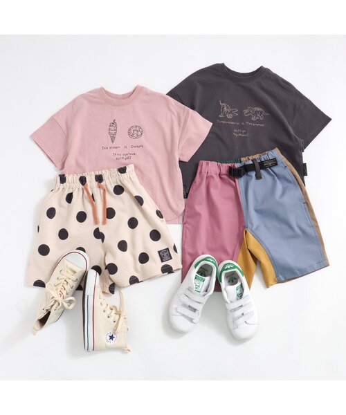 BREEZE(ブリーズ)の「いろいろVS刺繍Tシャツ(Tシャツ/カットソー・キッズ・サックスブルー/ブラウン/パープル/ベージュ/チャコール/オレンジ/ブルー/イエロー/ピンク/カーキ・80/140/130/120/100/90/110)」の12枚目の写真