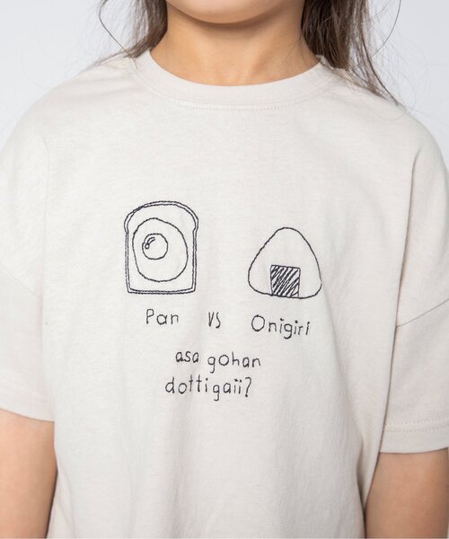 BREEZE(ブリーズ)の「いろいろVS刺繍Tシャツ(Tシャツ/カットソー・キッズ・サックスブルー/ブラウン/パープル/ベージュ/チャコール/オレンジ/ブルー/イエロー/ピンク/カーキ・80/140/130/120/100/90/110)」の16枚目の写真