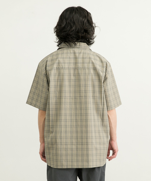 MANUAL ALPHABET（マニュアル アルファベット）の「MANUAL ALPHABET　ORGANIC BROAD CHECK SHORT-SLEEVE（シャツ/ブラウス・メンズ・ブラウン/グレー・3/2）」の13枚目の写真