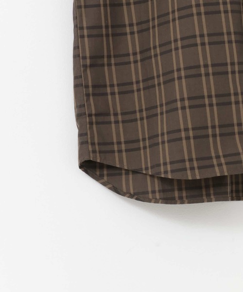 MANUAL ALPHABET（マニュアル アルファベット）の「MANUAL ALPHABET　ORGANIC BROAD CHECK SHORT-SLEEVE（シャツ/ブラウス・メンズ・ブラウン/グレー・3/2）」の18枚目の写真