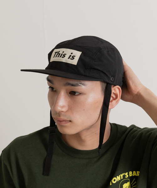 THE GOODLAND MARKET(ザグッドランドマーケット)の「This is This is the Cap(キャップ・レディース・ブラック・FREE)」の1枚目の写真