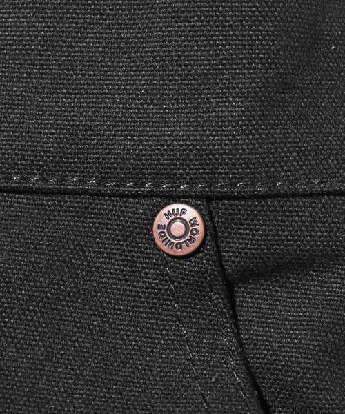 HUF（ハフ）の「HUF×PLAY BOY/ハフ×プレイボーイ PLAYBOY VVS DOUBLE KNEE PANT ダブルニーパンツ（チノパンツ・メンズ・ブラック・30inch/32inch/34inch）」の2枚目の写真