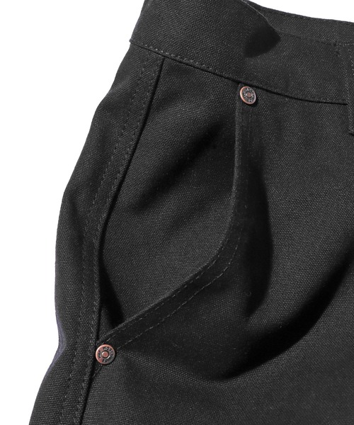 HUF（ハフ）の「HUF×PLAY BOY/ハフ×プレイボーイ PLAYBOY VVS DOUBLE KNEE PANT ダブルニーパンツ（チノパンツ・メンズ・ブラック・30inch/32inch/34inch）」の5枚目の写真