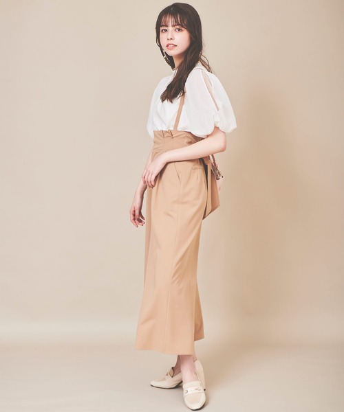 31 Sons de mode(トランテアン ソン ドゥ モード)の「シアーパフスリブラウス(シャツ/ブラウス・レディース・ブラック/オフホワイト・36)」の3枚目の写真