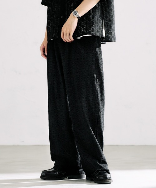 epnok（エプノック）の「レースシアールーズパンツ（その他パンツ・メンズ・ブラック/ブラウン/オフホワイト・SMALL/MEDIUM/LARGE）」の17枚目の写真