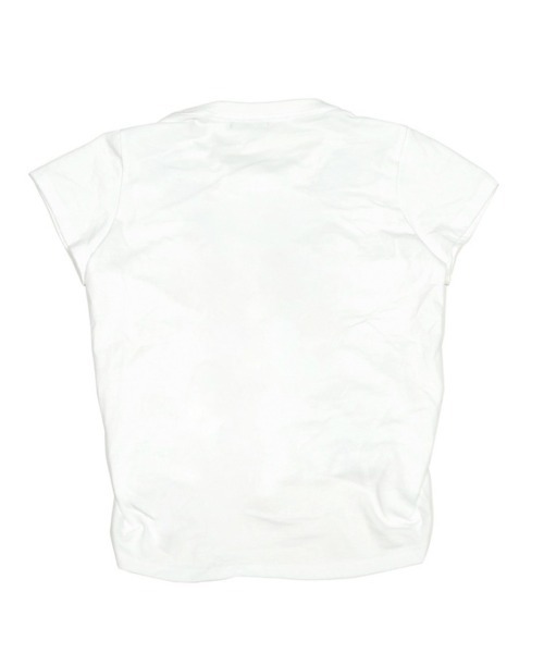 ROSEAPPLE STUDIO(ローズアップルスタジオ)の「【ROSEAPPLE STUDIO/ローズアップルスタジオ】222 X shirring logo crop t/プリントT 半袖トップス 半袖Tシャツ 白Tシャツ 黒Tシャツ ゴシック クロップド 短丈トップス シャーリング(Tシャツ/カットソー・レディース・ホワイト/ブラック・ONE SIZE)」の18枚目の写真