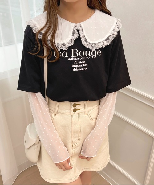 ドビードットシアーブラウス【ZOZOTOWN限定アイテム】（シャツ