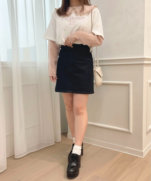 ドビードットシアーブラウス【ZOZOTOWN限定アイテム】（シャツ