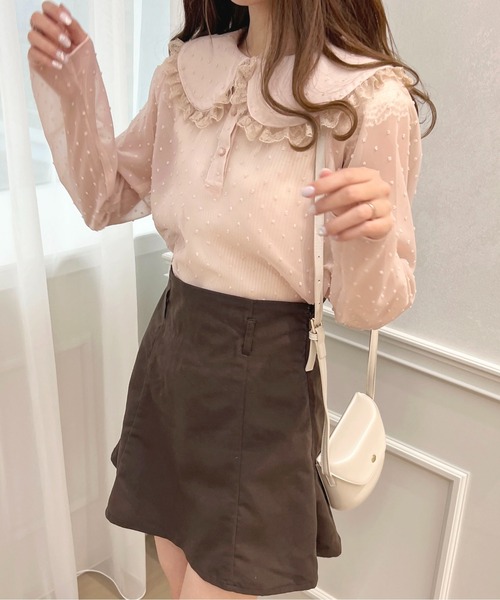 ドビードットシアーブラウス【ZOZOTOWN限定アイテム】（シャツ