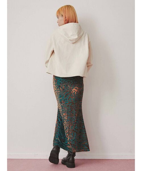 merry jenny（メリージェニー）の「ショートツイルアノラック（マウンテンパーカー・レディース・オフホワイト/グリーン/アイボリー・FREE）」の19枚目の写真