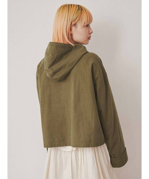 merry jenny（メリージェニー）の「ショートツイルアノラック（マウンテンパーカー・レディース・オフホワイト/グリーン/アイボリー・FREE）」の22枚目の写真