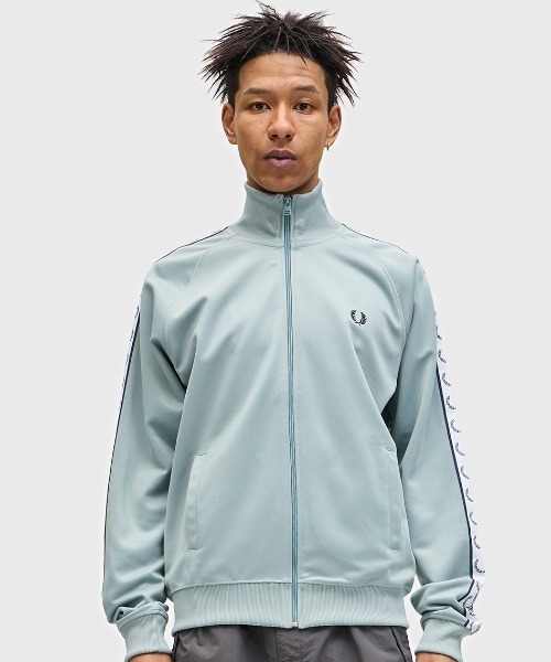 セール】Taped Track Jacket／フレッドペリートラックジャケット