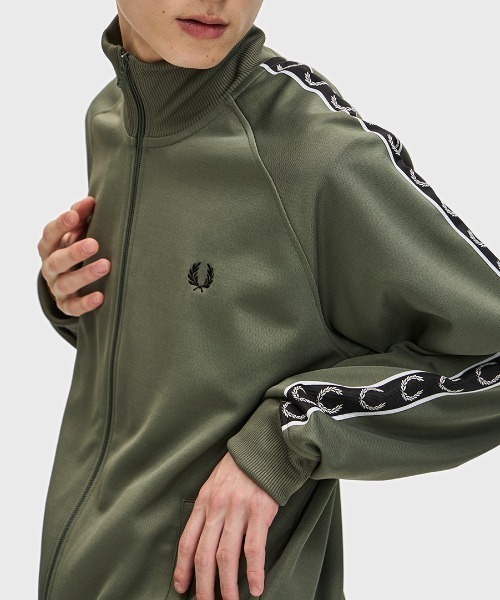 フレッドペリー　トラックジャケット　Taped Track Jacket J4620]FRED PERRY(フレッドペリー) Taped Track Jacket テープ