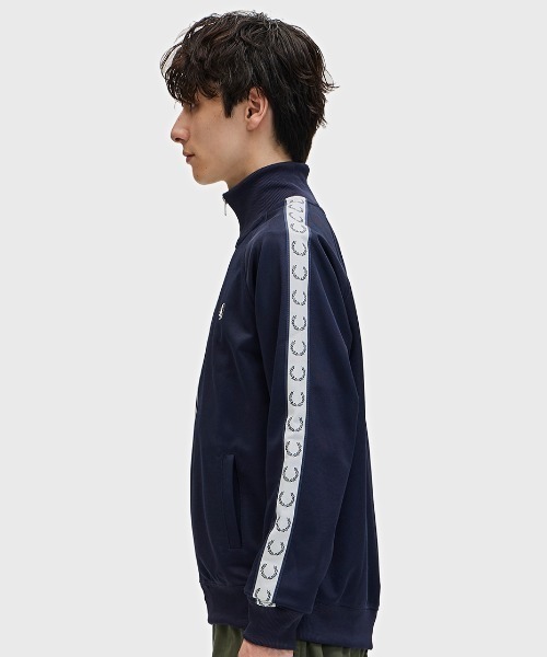 フレッドペリー　トラックジャケット FRED PERRY フレッド ペリー テープ トラック ジャケット TAPED