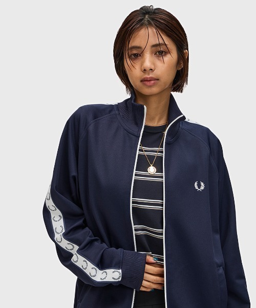 Taped Track Jacket／フレッドペリートラックジャケット