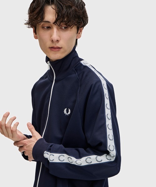 Taped Track Jacket／フレッドペリートラックジャケット