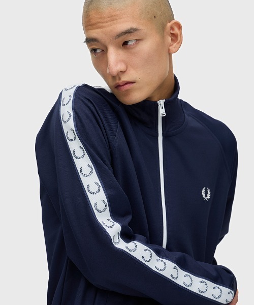 Taped Track Jacket／フレッドペリートラックジャケット