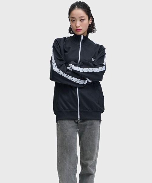 セール】Taped Track Jacket／フレッドペリートラックジャケット