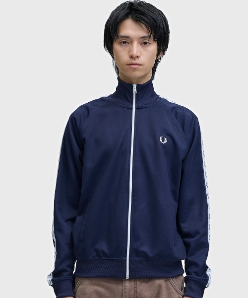 セール】Taped Track Jacket／フレッドペリートラックジャケット