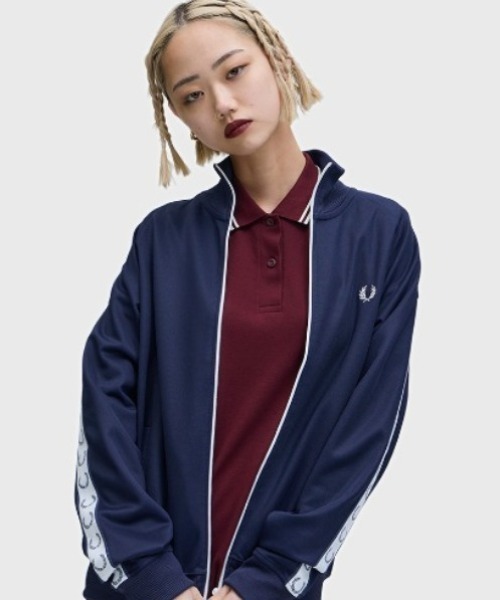 【フレッドペリー】Track Jacket 　ネイビー　 Sサイズ FRED PERRY for JOURNAL STANDARD フレッドペリー トラックジャケット