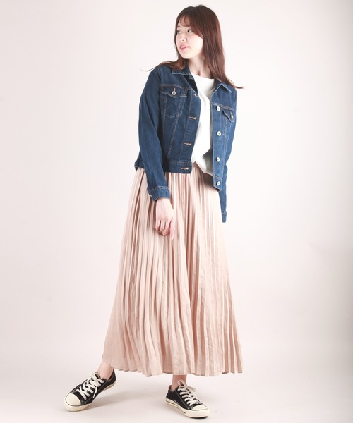 WESTSEA(ウエストシー)の「ライトオンス ストレッチデニムGジャン レディース(デニムジャケット・レディース・サックスブルー/ネイビー/ブルー・S/M/L)」の11枚目の写真
