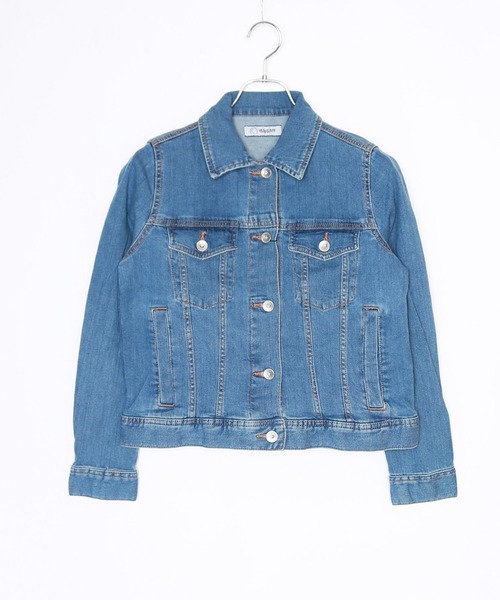 WESTSEA(ウエストシー)の「ライトオンス ストレッチデニムGジャン レディース(デニムジャケット・レディース・サックスブルー/ネイビー/ブルー・S/M/L)」の9枚目の写真