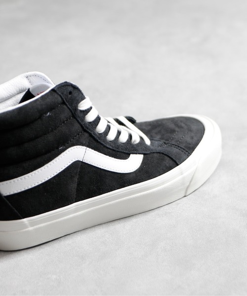 And A(アンドエー)の「VANS ヴァンズ / SK8-HI 38 DX(Anaheim Factory) スケートハイ スエードハイカットスニーカー(ウォータープルーフレザー) / VN0A5KXVKS7(スニーカー・メンズ・ブラック・27cm/28cm/26.5cm/27.5cm)」の12枚目の写真