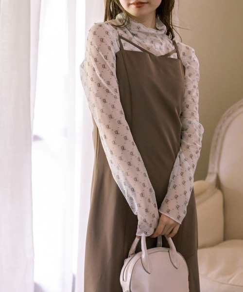 OLIVE des OLIVE（オリーブデオリーブ）の「スリットマーメイドキャミワンピース（ワンピース・レディース・ブラウン/ブラック/ダークブラウン・FREE）」の18枚目の写真