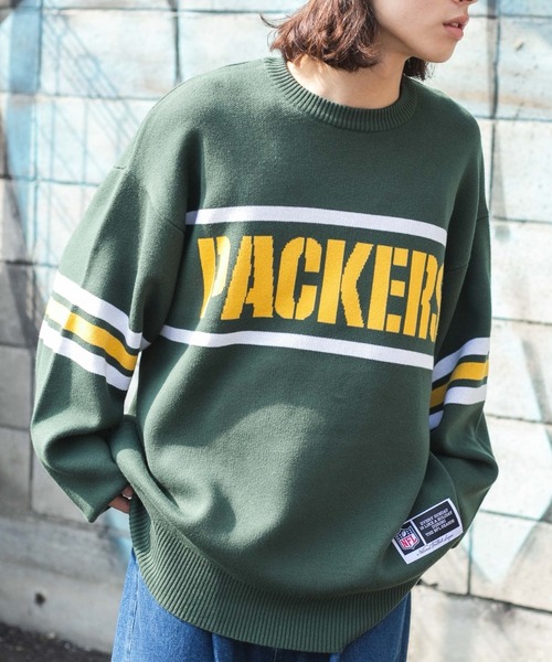 WEGO（ウィゴー）の「∴WEGO/別注 NFL ジャガードプルオーバー（ニット