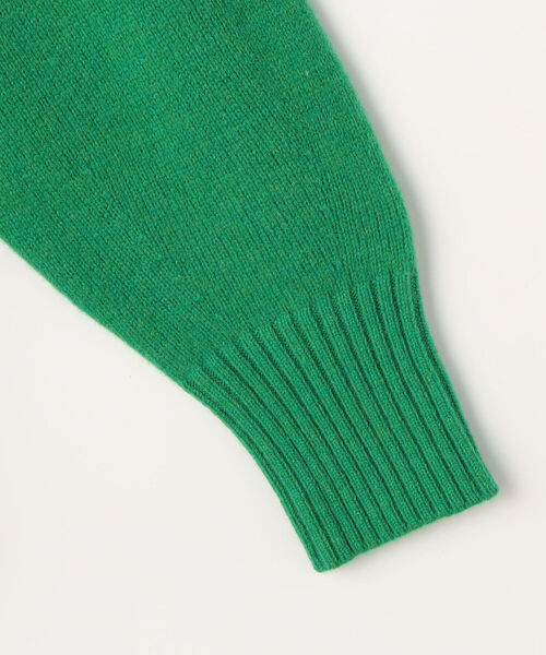 NOLLEY’S（ノーリーズ）の「MUSIC カシミヤブレンド天竺Vネックカーディガン（カーディガン/ボレロ・レディース・チャコールグレー/グリーン/アイボリー/ベビーピンク/ロイヤルブルー・38）」の10枚目の写真