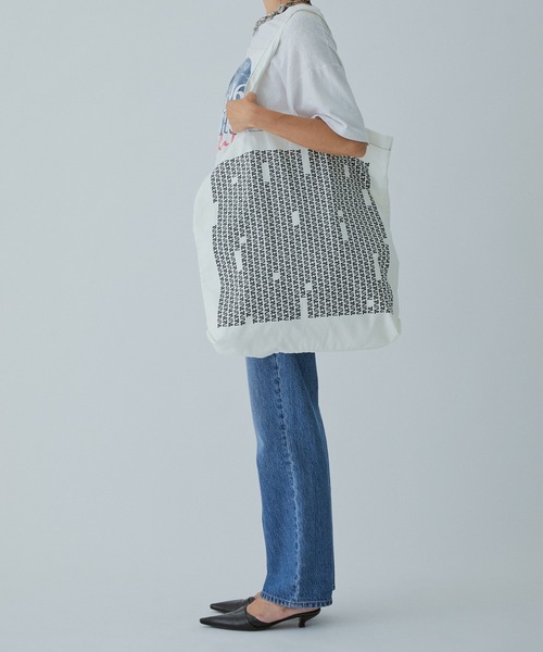 M TO R（ムウトアール）の「［BAG］ECO TOTE BAG（エコバッグ/サブバッグ・レディース・キナリ・FREE）」の2枚目の写真