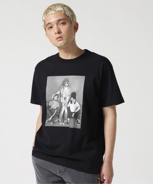 MINEDENIM（マインデニム）の「MINEDENIM(マインデニム）Nirvana "JF Photo" Tee（Tシャツ/カットソー・メンズ・ホワイト/ブラック・L/XL/M）」の6枚目の写真